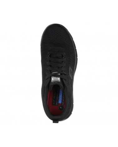 DEPORTIVA LABORAL HOMBRE SKECHERS Negro Frente