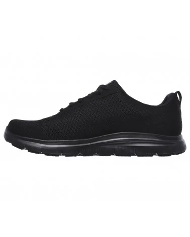 DEPORTIVA LABORAL HOMBRE SKECHERS Negro Izquierda