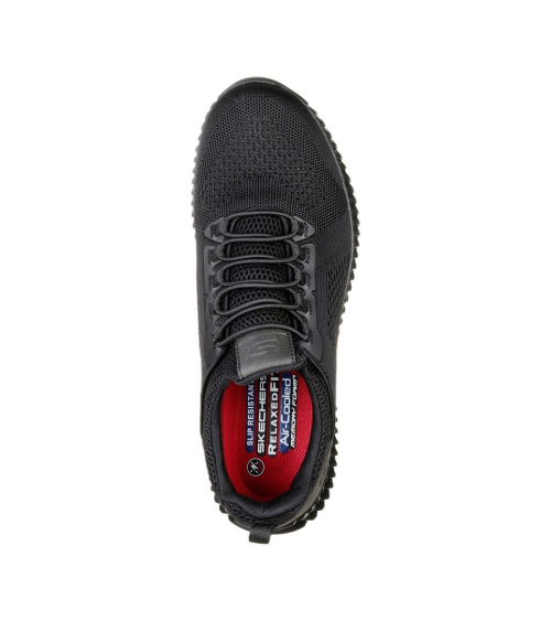 DEPORTIVA LABORAL CASUAL HOMBRE SKECHERS Negro superior