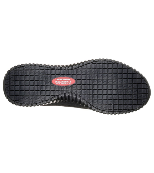 DEPORTIVA LABORAL CASUAL HOMBRE SKECHERS Negro suela