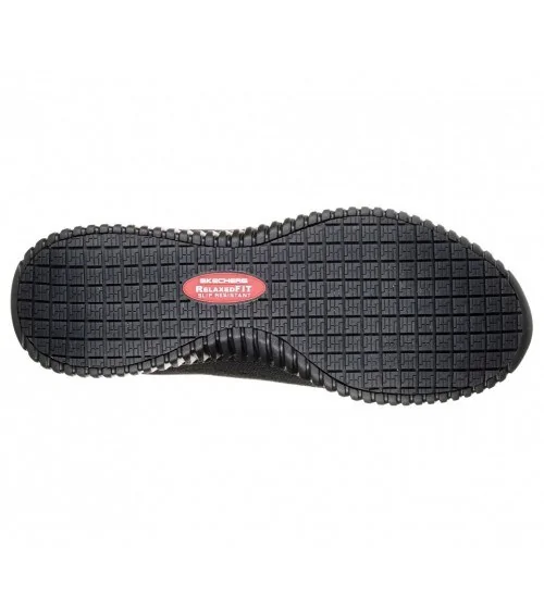 DEPORTIVA LABORAL CASUAL HOMBRE SKECHERS Negro perfil