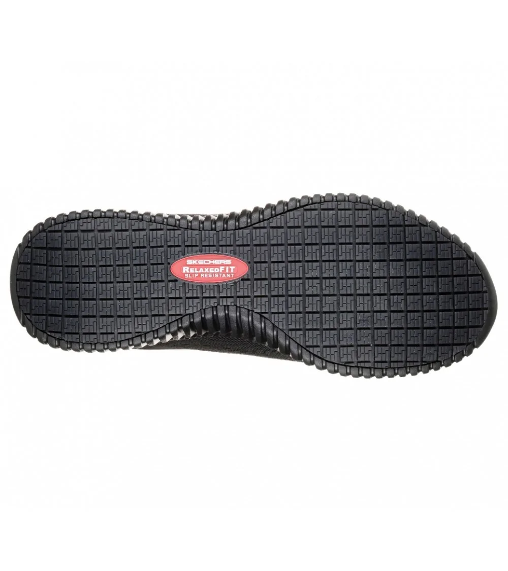 DEPORTIVA LABORAL CASUAL HOMBRE SKECHERS Negro perfil