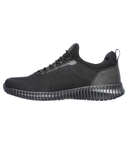 DEPORTIVA LABORAL CASUAL HOMBRE SKECHERS Negro izquierda