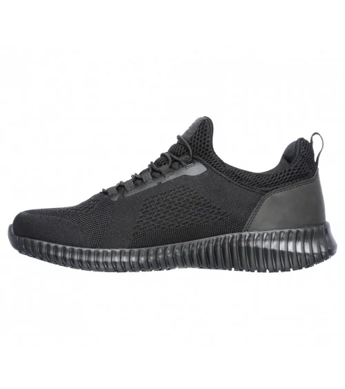 DEPORTIVA LABORAL CASUAL HOMBRE SKECHERS Negro perfil