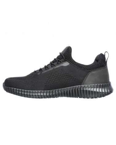 DEPORTIVA LABORAL CASUAL HOMBRE SKECHERS Negro izquierda