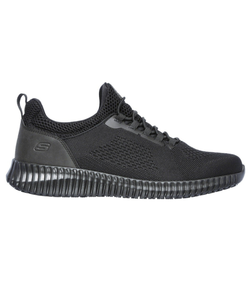 DEPORTIVA LABORAL CASUAL HOMBRE SKECHERS Negro derecha
