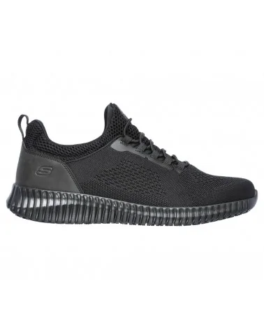 DEPORTIVA LABORAL CASUAL HOMBRE SKECHERS Negro derecha