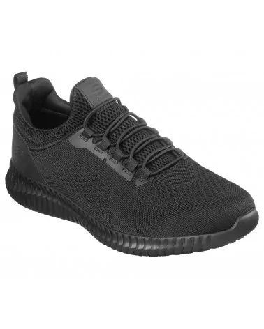 DEPORTIVA LABORAL CASUAL HOMBRE SKECHERS Negro perfil