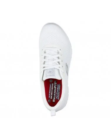 DEPORTIVA LABORAL MUJER SKECHERS Blanco superior