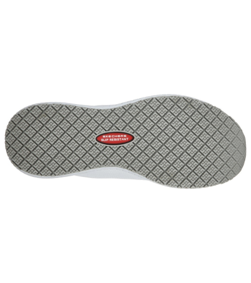 DEPORTIVA ANTIDESLIZANTE MUJER SKECHERS Blanco suela