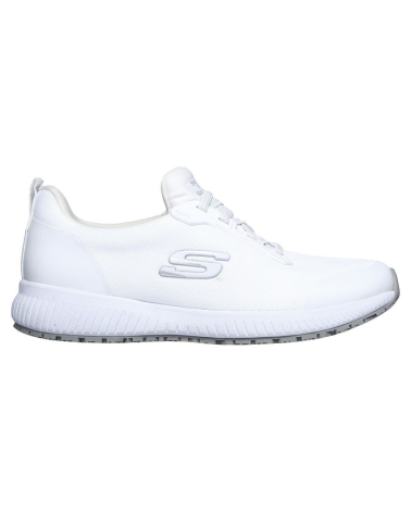 DEPORTIVA ANTIDESLIZANTE MUJER SKECHERS Blanco derecha