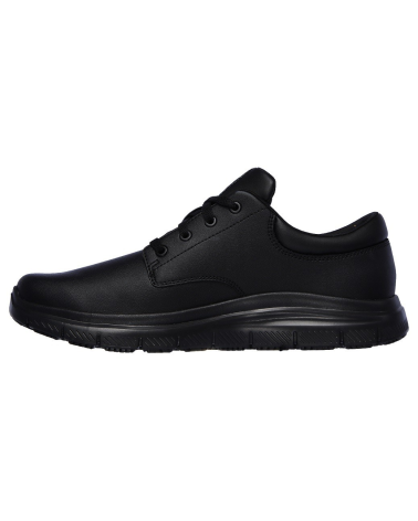 ZAPATO ANTIDESLIZANTE HOMBRE SKECHERS Negro izquierda