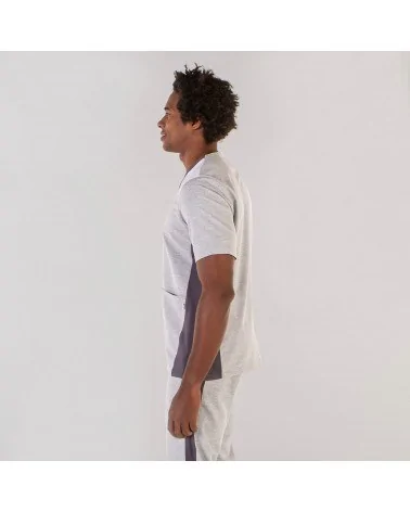 CASACA HOMBRE MICROFIBRA VIGORÉ Gris Perla Perfil