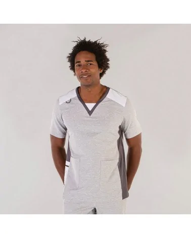 CASACA HOMBRE MICROFIBRA VIGORÉ Gris Perla Frente