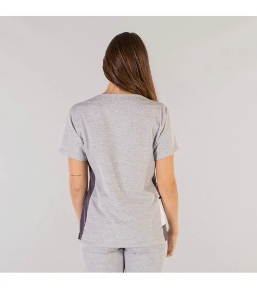 CASACA MUJER MICROFIBRA VIGORÉ Gris Perla Frente CASACA MUJER MICROFIBRA VIGORÉ Gris Perla Frente