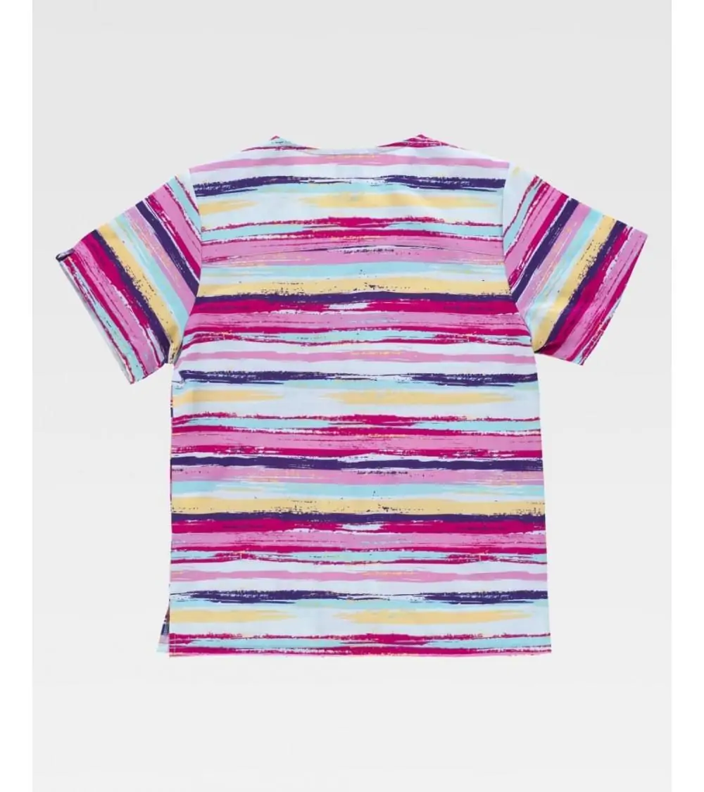 CASACA SANITARIA ESTAMPADA RAYAS