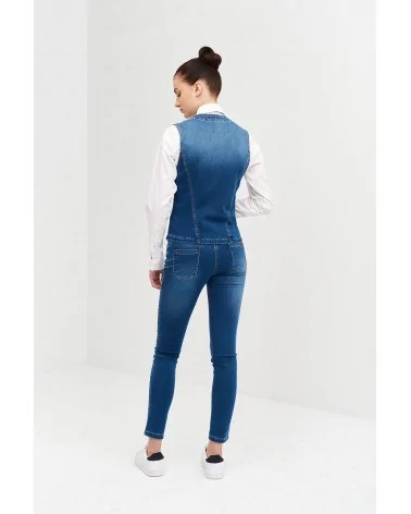 CHALECO DENIM espalda