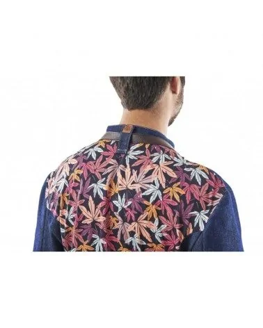 CHAQUETA HOMBRE DENIM estampado