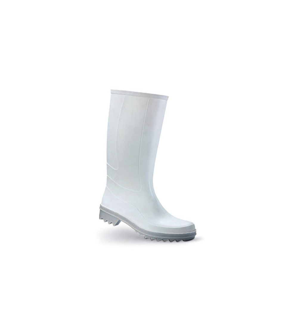 BOTA PVC ANTIÁCIDA BLANCA