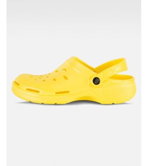 ZUECO GOMA UNISEX Amarillo perfil