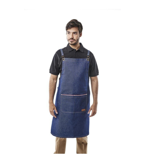 ▷ Delantal Vaquero Regulable| Azules De Vergara