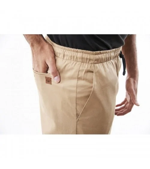 PANTALON TIPO CHINO HOSTELERIA Beige zoom frente