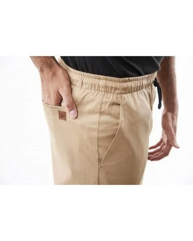 PANTALON TIPO CHINO HOSTELERIA Beige Bolsillo costado