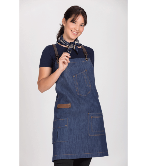 DELANTAL PETO DENIM