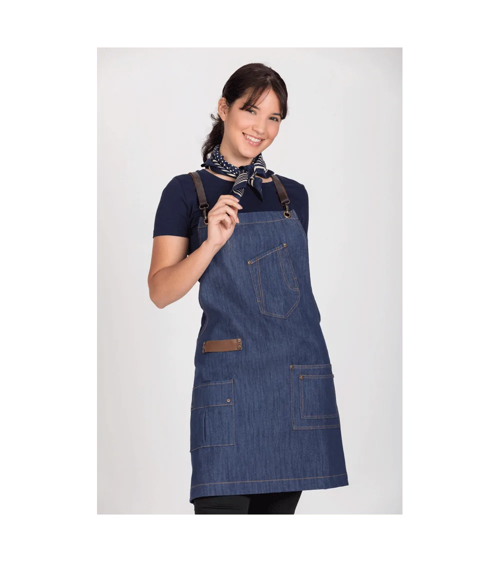 DELANTAL PETO DENIM