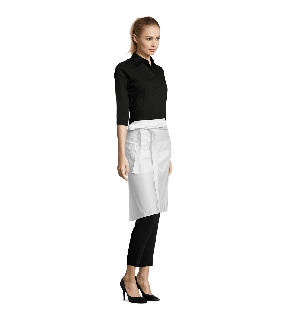 DELANTAL MEDIO VARIOS COLORES