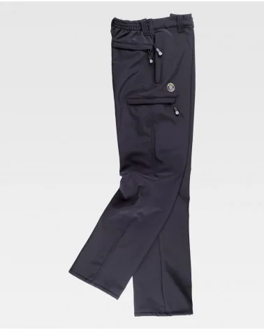 PANTALON WORKSHELL Negro