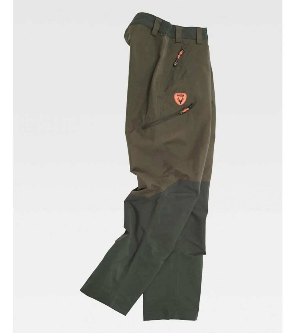 PANTALON IMPERMEABLE COMBINADO Verde oliva-verde bosque