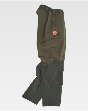 PANTALON IMPERMEABLE COMBINADO Verde oliva-verde bosque
