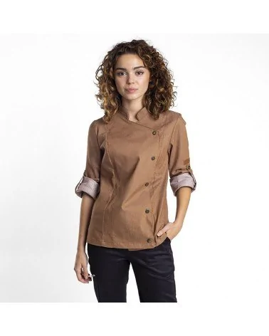 CHAQUETA MUJER MANGAS AJUSTABLES Beige frente