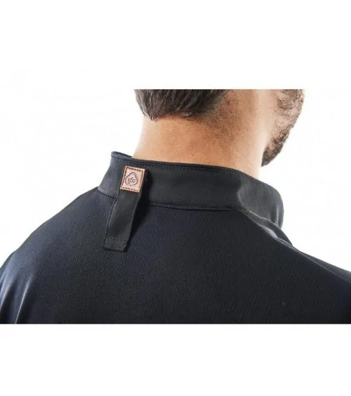 CHAQUETA HOMBRE MICROFIBRA Negra frente