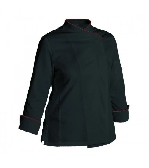 CHAQUETILLA MUJER Negro vivo granate modelo