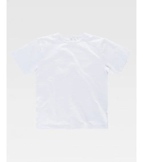 CAMISETA ANTIESTATICA ESD MANGA CORTA blanca