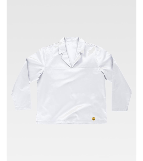 CASACA ANTIESTATICA ESD blanca