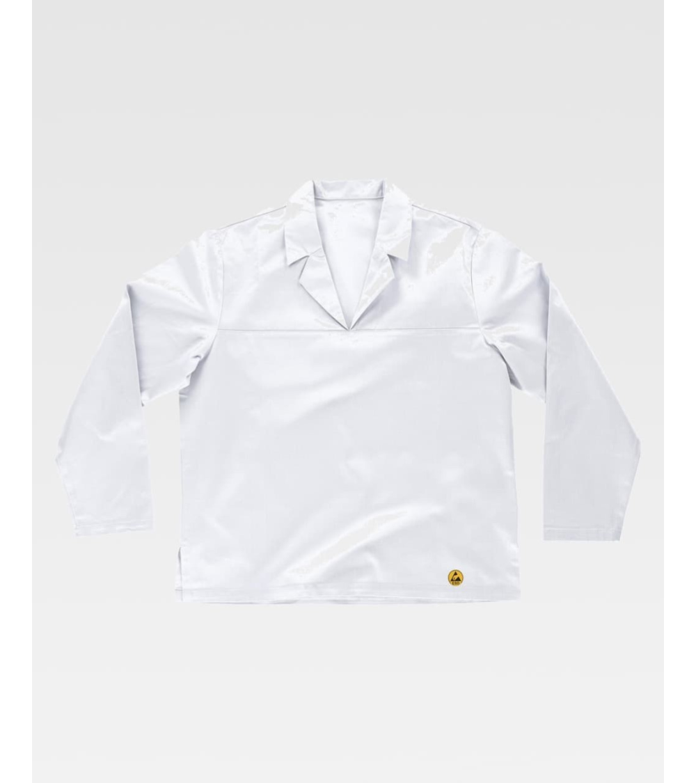 CASACA ANTIESTATICA ESD blanca