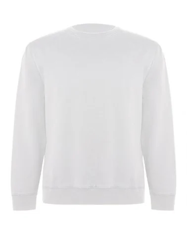 SUDADERA UNISEX ALGODON ORGANICO blanco