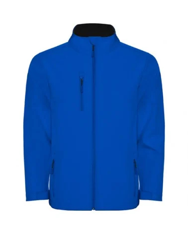 CHAQUETA SOFTSHELL DE DOS CAPAS royal frontal