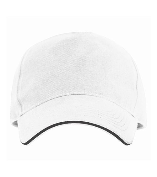 GORRA CON DETALLE CONTRASTE blanco
