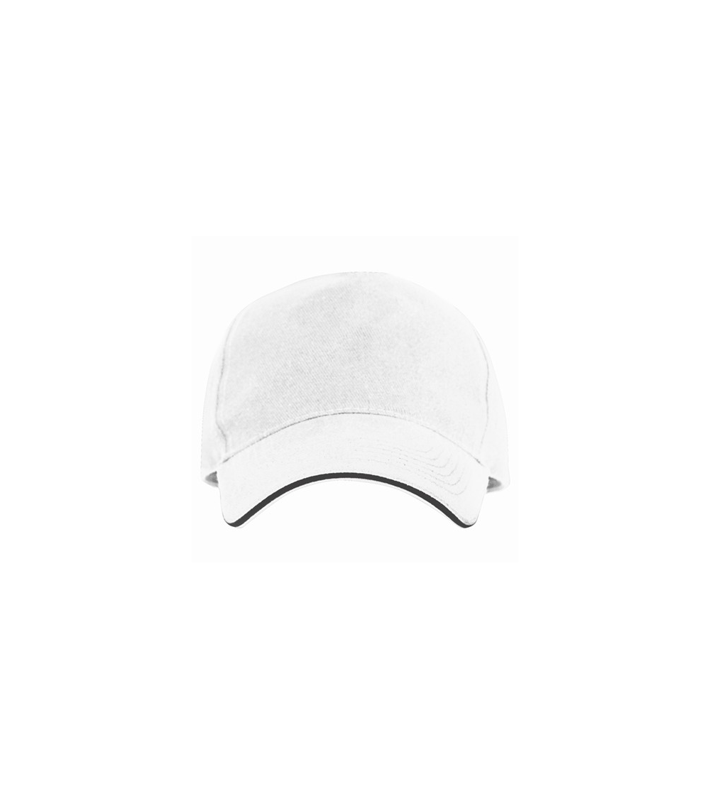 GORRA CON DETALLE CONTRASTE blanco