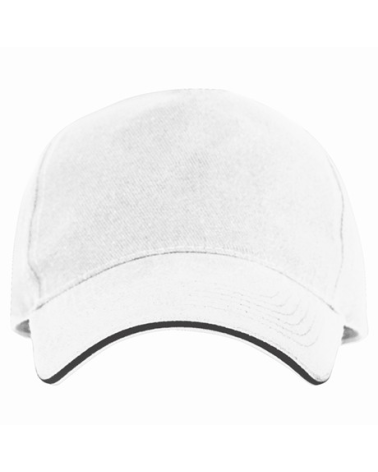GORRA CON DETALLE CONTRASTE blanco