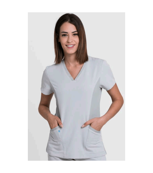 CASACA ENTALLADA ELASTICA gris