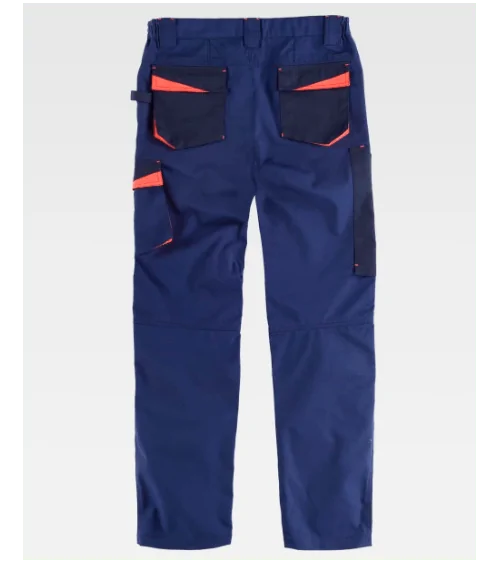 PANTALON TRICOLOR frontal azul