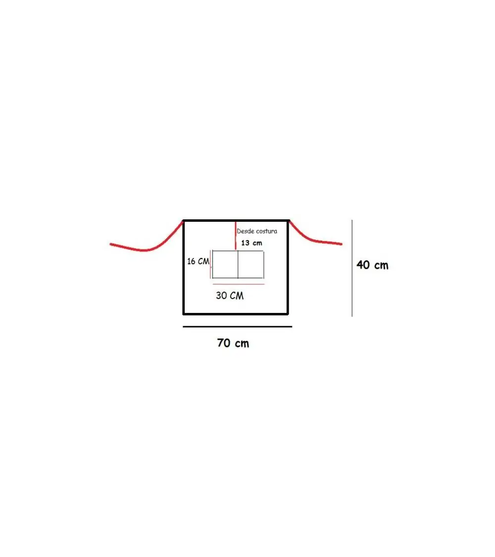 DELANTAL CORTO VAQUERO