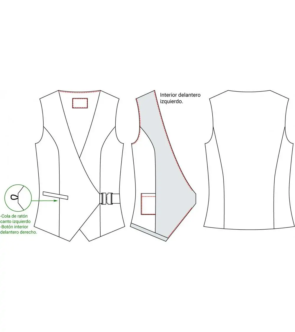 CHALECO ELEGANTE MUJER