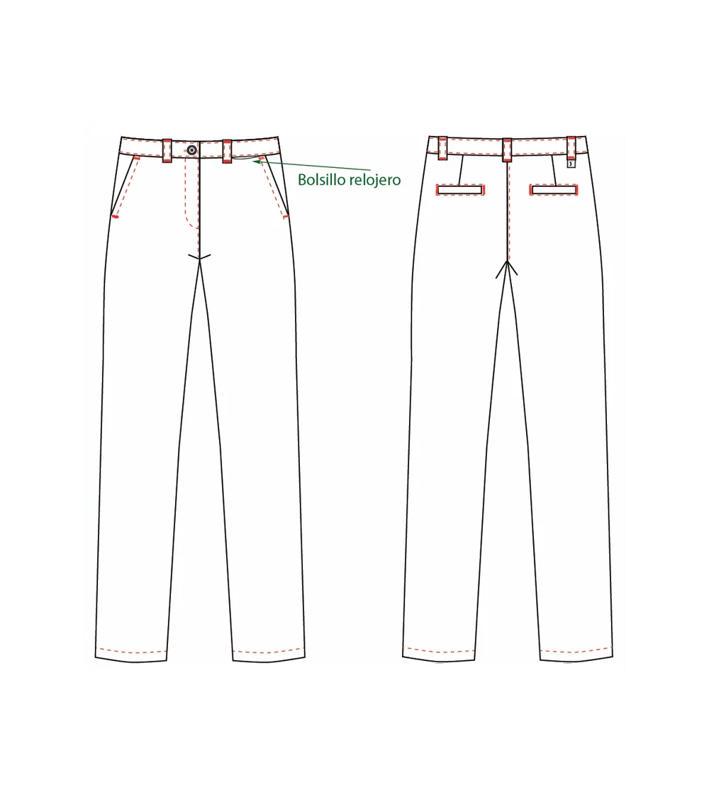 PANTALÓN CHINO MUJER CASUAL