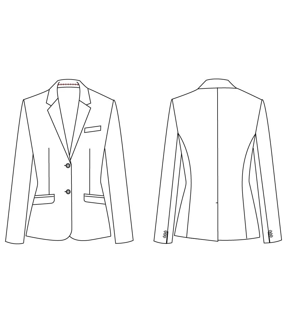 AMERICANA FIT ELÁSTICA MUJER